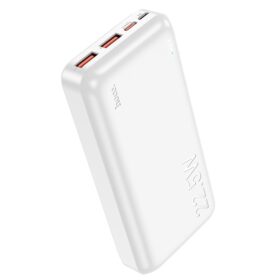 Väline aku Power Bank Hoco J101A PD 20W+Quick Charge 3.0 22.5W 20000mAh valge