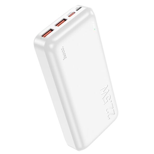 Väline aku Power Bank Hoco J101A PD 20W+Quick Charge 3.0 22.5W 20000mAh valge