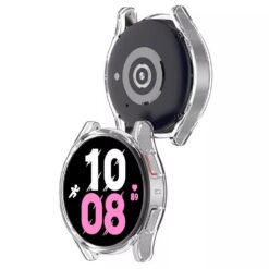 LCD kaitsev karastatud klaas/ümbris 360 degree cover Samsung Watch Active 2 44mm läbipaistev