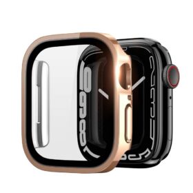 LCD kaitsev karastatud klaas/ümbris Dux Ducis Hamo Apple Watch 44mm roosa