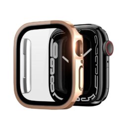 LCD kaitsev karastatud klaas/ümbris Dux Ducis Hamo Apple Watch 45mm roosa