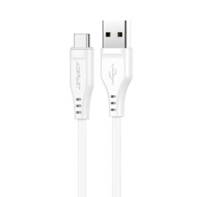 Laadimisjuhe Acefast C3-04 USB-A to USB-C 1.2m valge