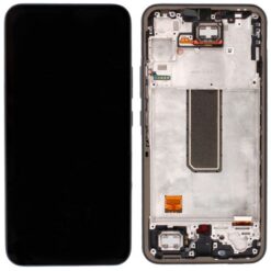 LCD ekraan Samsung A346 A34 5G puuteekraani ja raamiga originaal Awesome Graphite (service pack)