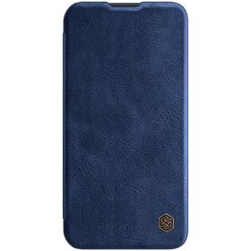 Telefoniümbris Nillkin Qin Pro Leather Apple iPhone 14 Pro sinine