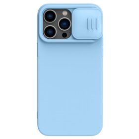 Telefoniümbris Nillkin CamShield Silky Magnetic Silicone Apple iPhone 14 helesinine