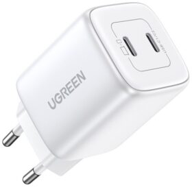 Laadija Ugreen CD294 45W GaN 2xUSB-C valge
