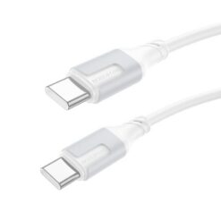 Laadimisjuhe Borofone BX101 60W USB-C to USB-C 1.0m valge