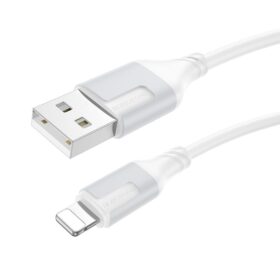 Laadimisjuhe Borofone BX101 USB-A to Lightning 1.0m valge