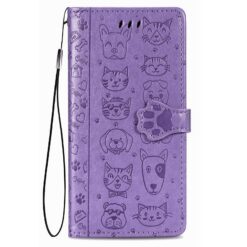 Telefoniümbris Cat-Dog Samsung A356 A35 5G lillakas