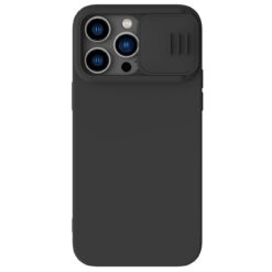 Telefoniümbris Nillkin CamShield Silky Silicone Apple iPhone 15 Plus must