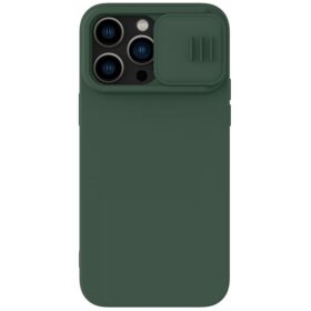 Telefoniümbris Nillkin CamShield Silky Silicone Apple iPhone 15 Pro Max tumeroheline