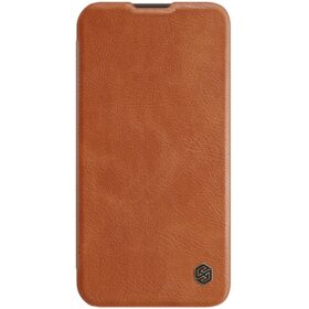 Telefoniümbris Nillkin Qin Pro Leather Samsung S711 S23 FE pruun