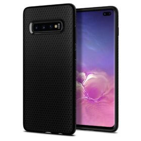 Kaitseümbris Liquid Air, Samsung Galaxy S10+, must, Spigen
