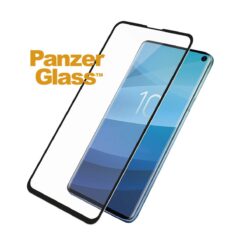 Ekraanikaitseklaas Samsung Galaxy S10e, ümbrisesõbralik, must, PanzerGlass