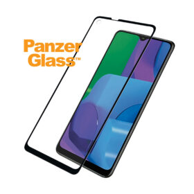 Kaitseklaas Samsung Galaxy A21s, ümbrisesõbralik, musta äärega, PanzerGlass