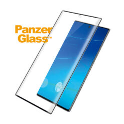 Kaitseklaas Samsung Galaxy Note20 Ultra, sõrmejäljetoega, ümbrisesõbralik, kumera musta äärega, PanzerGlass