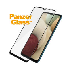 Kaitseklaas Samsung Galaxy A12, ümbrisesõbralik, musta äärega, PanzerGlass