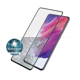 Kaitseklaas Samsung Galaxy S21 FE 5G, ümbrisesõbralik, musta äärega, PanzerGlass