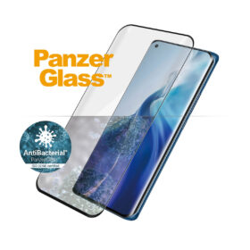 Kaitseklaas Xiaomi Mi 11 / Mi 11 Ultra, ümbrisesõbralik, kumera musta äärega, PanzerGlass