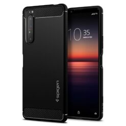 Kaitseümbris Rugged Armor, Sony Xperia 1 II, must, Spigen