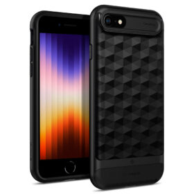 Kaitseümbris Caseology Parallax, Apple iPhone 7 / 8 / SE (2020/2022), must, Spigen