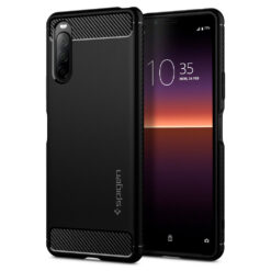 Kaitseümbris Rugged Armor, Sony Xperia 10 II, must, Spigen