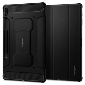 Kaitsekaaned Rugged Armor Pro, Samsung Galaxy Tab S7+ / S8+, must, Spigen
