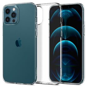 Kaitseümbris Liquid Crystal, Apple iPhone 12 / 12 Pro, läbipaistev, Spigen