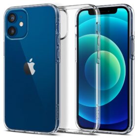 Kaitseümbris Liquid Crystal, Apple iPhone 12 mini, läbipaistev, Spigen