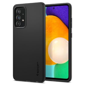Kaitseümbris Thin Fit, Samsung Galaxy A52 / A52 5G / A52s 5G, must, õhuke, Spigen