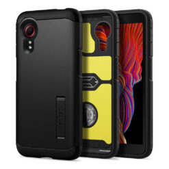 Kaitseümbris Tough Armor, Samsung Galaxy Xcover 5, must, Spigen