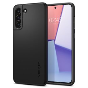 Kaitseümbris Thin Fit, Samsung Galaxy S21 FE 5G, õhuke, must, Spigen