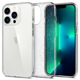 Kaitseümbris Liquid Crystal Glitter, Apple iPhone 13 Pro, läbipaistev, sädelusega, Spigen