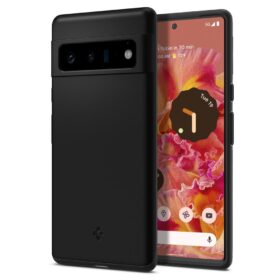 Kaitseümbris Thin Fit, Google Pixel 6 Pro, õhuke, must, Spigen