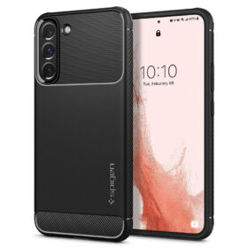 Kaitseümbris Rugged Armor, Samsung Galaxy S22 5G, must, Spigen