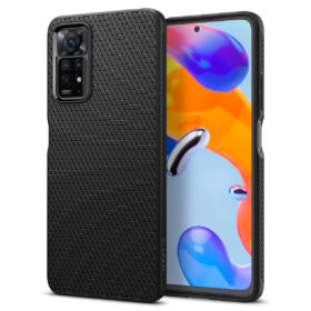 Kaitseümbris Liquid Air, Xiaomi Redmi Note 11 Pro / 11 Pro 5G, must, Spigen