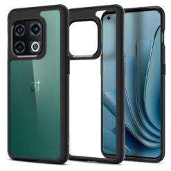 Kaitseümbris Ultra Hybrid, OnePlus 10 Pro, läbipaistev musta äärega, Spigen