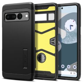 Kaitseümbris Tough Armor, Google Pixel 7 Pro, must, Spigen