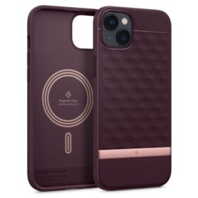 Kaitseümbris Caseology Parallax Mag, Apple iPhone 14 Plus, tumepunane, MagSafe, Spigen