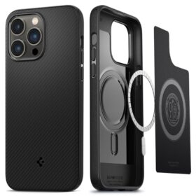 Kaitseümbris Mag Armor, Apple iPhone 14 Pro, must, MagSafe, Spigen