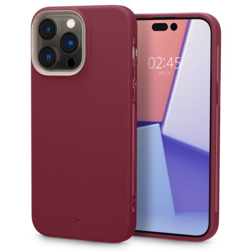 Kaitseümbris Cyrill UltraColor Mag, Apple iPhone 14 Pro, tumepunane, MagSafe, Spigen