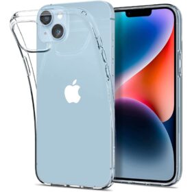 Kaitseümbris Liquid Crystal, Apple iPhone 14, läbipaistev, Spigen