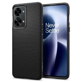 Kaitseümbris Liquid Air, OnePlus Nord 2T 5G, must, Spigen