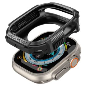 Kaitseümbris Rugged Armor, Apple Watch Ultra 2 / Ultra, must, Spigen