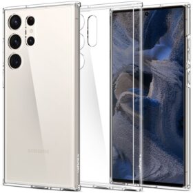 Kaitseümbris Ultra Hybrid, Samsung Galaxy S23 Ultra, läbipaistev, Spigen