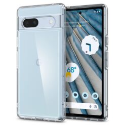 Kaitseümbris Ultra Hybrid, Google Pixel 7a, läbipaistev, Spigen