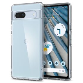 Kaitseümbris Ultra Hybrid, Google Pixel 7a, läbipaistev, Spigen