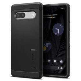 Kaitseümbris Tough Armor, Google Pixel 7a, must, Spigen