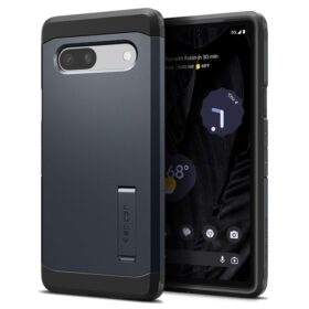 Kaitseümbris Tough Armor, Google Pixel 7a, sinakashall (Metal Slate), Spigen