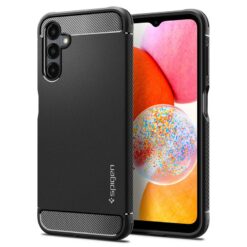 Kaitseümbris Rugged Armor, Samsung Galaxy A14, must, Spigen